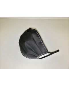 Three Pleat BLACK Mask, Washable, Reusable - 1 qty